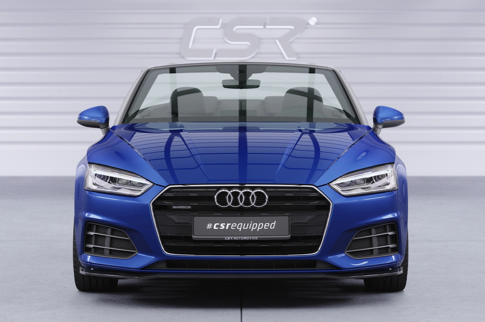 Voorspoiler Audi A5 (F5) Glans Zwart – CSR Automotive 