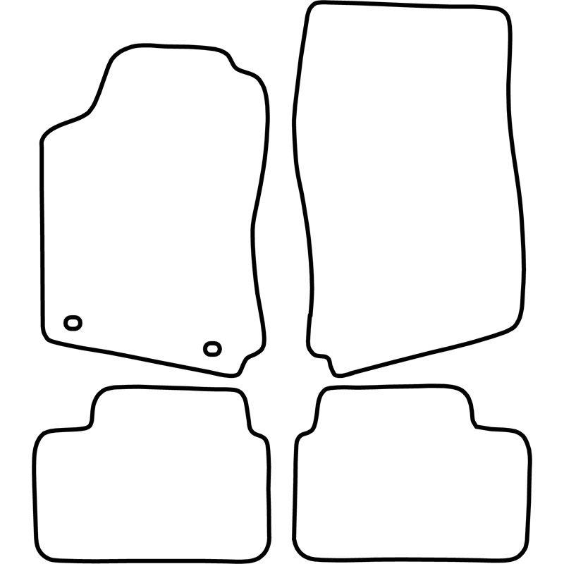 Automatten Velours  Opel Vectra B 1995-2002