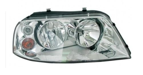 koplamp, H7+H1, elektr verstelb, incl motor, rechts VW Sharan, 2