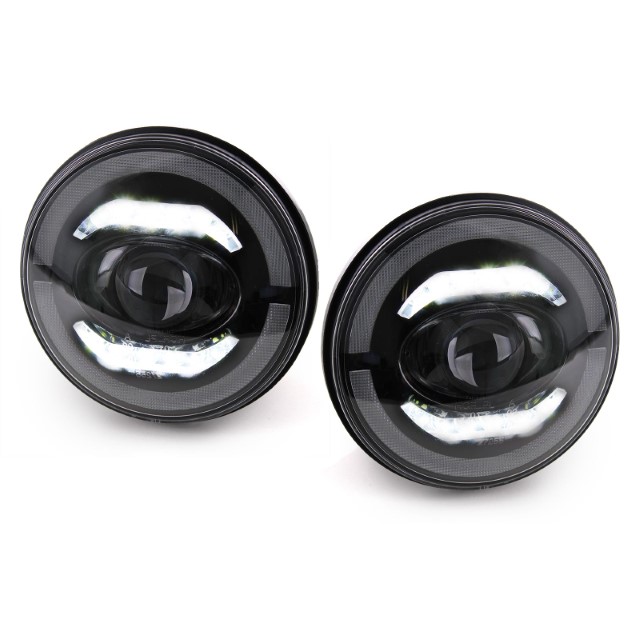 Faros VW Golf I / II / Kafer / Jeep Wrangler / Defender Full LED