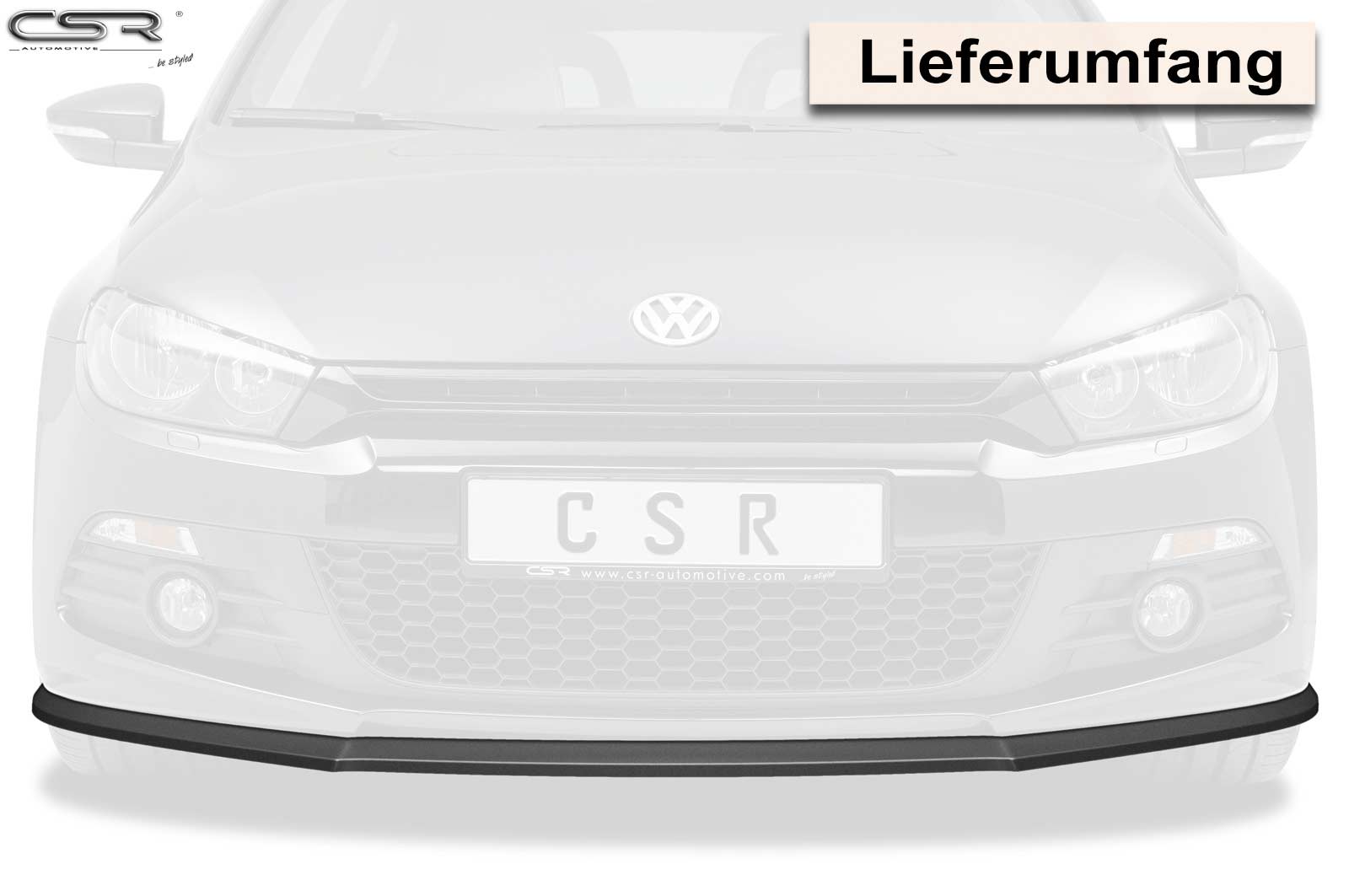 Voorspoiler Volkswagen Scirocco R-Line CSR