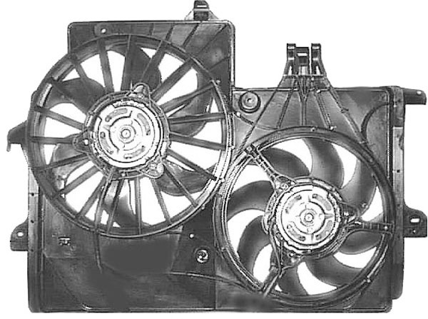 Radiator FAN MERIVA 03-06 315/290mm 1.7-16V DTI -AC 220Watt