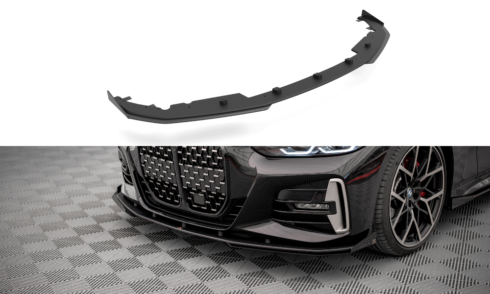 Voorspoiler met Canards Street Pro BMW 4-Serie G22 M-Pakket Maxton