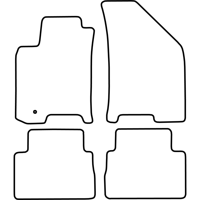 Automatten Velours  Chevrolet Nubira 2003-2010
