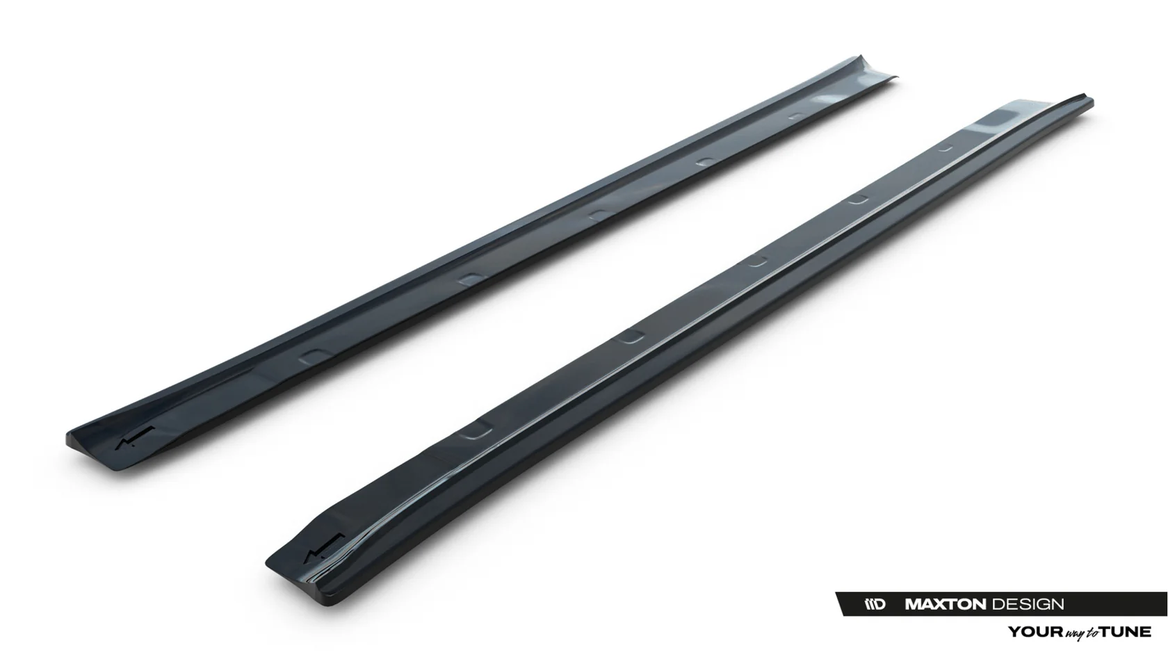 Zij Skirts Diffuser V.1 Tesla Model S Mk1 Maxton Glans Zwart