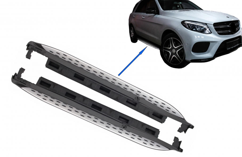 Step Bars Mercedes M klasse W166 11-