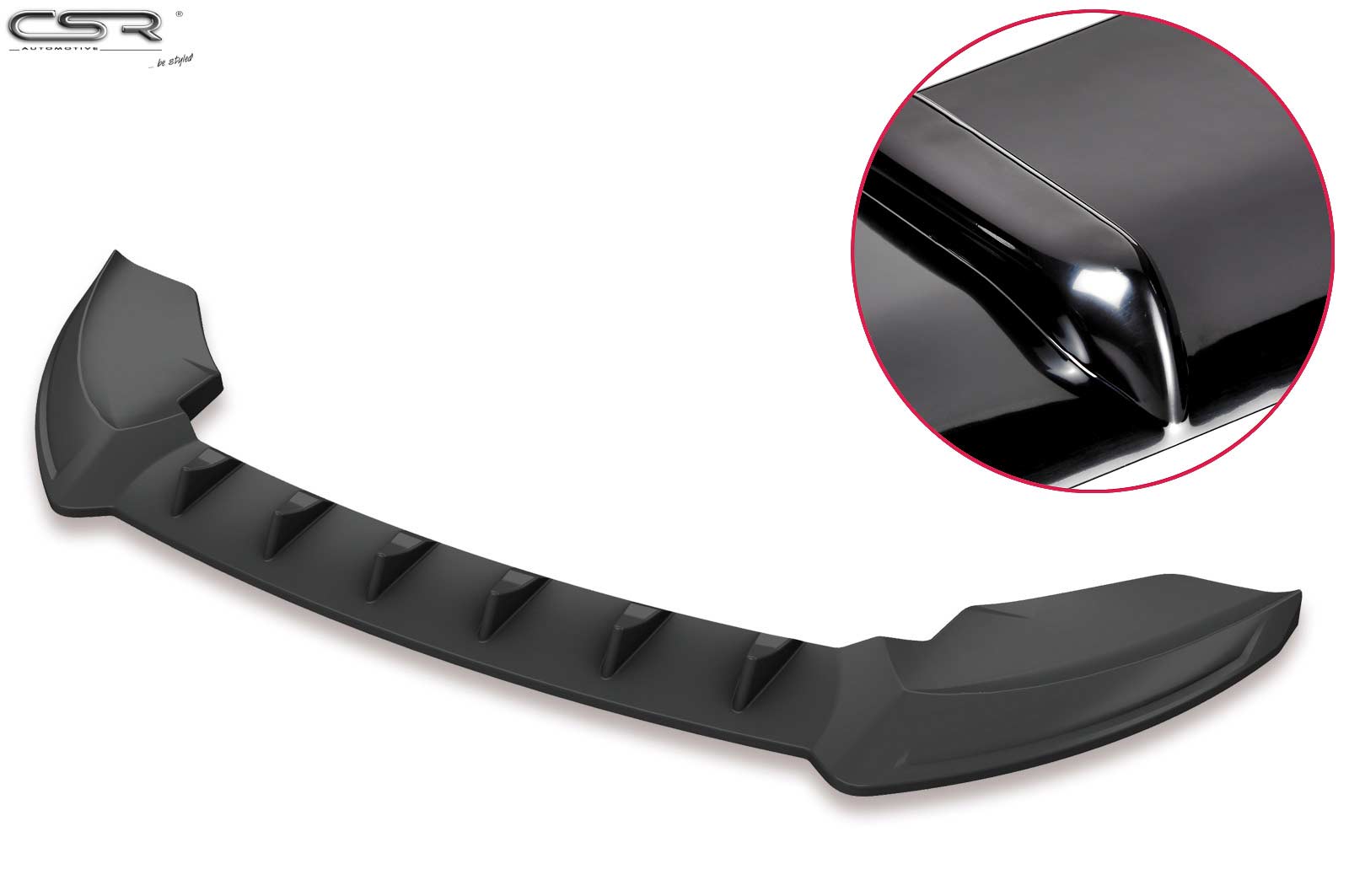 Voorspoiler Ford Fiesta MK7 ST  Glans Zwart