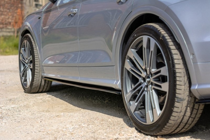 ZijSkirts Diffuser Audi SQ5/Q5 S-Line MK11 Glanzend Zwart