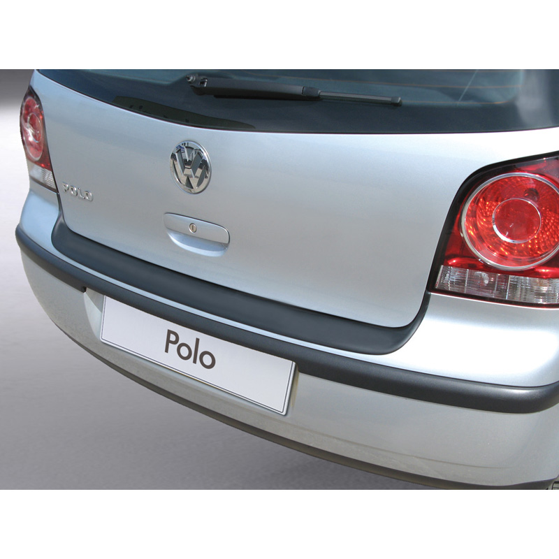 ABS Achterbumper beschermlijst  Volkswagen Polo 9N/9N2 Zwart