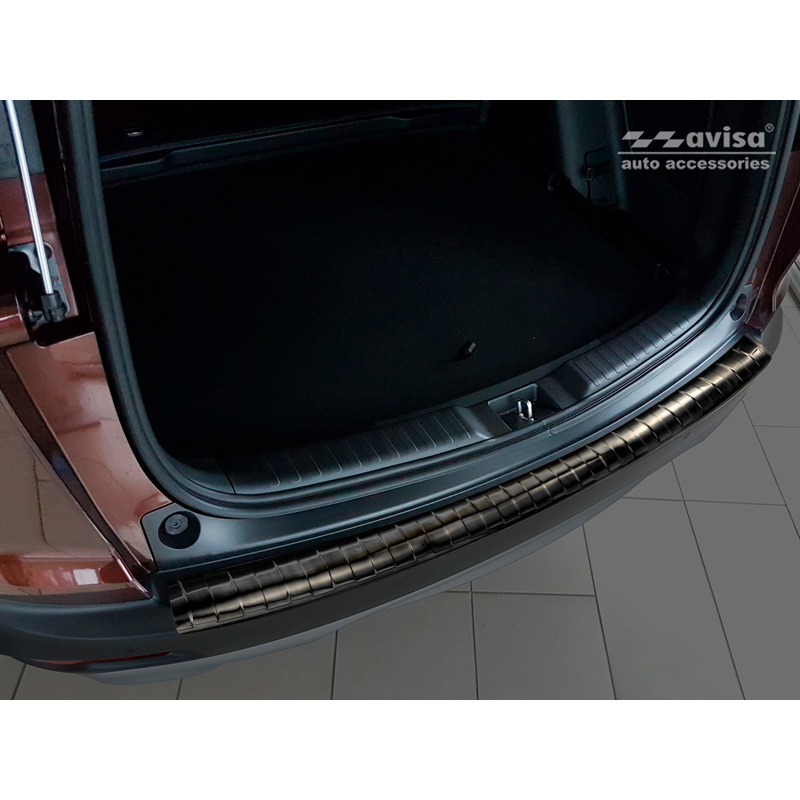 Zwart RVS Achterbumperprotector  Honda CR-V (CW) 2018-2023 'Ribs'