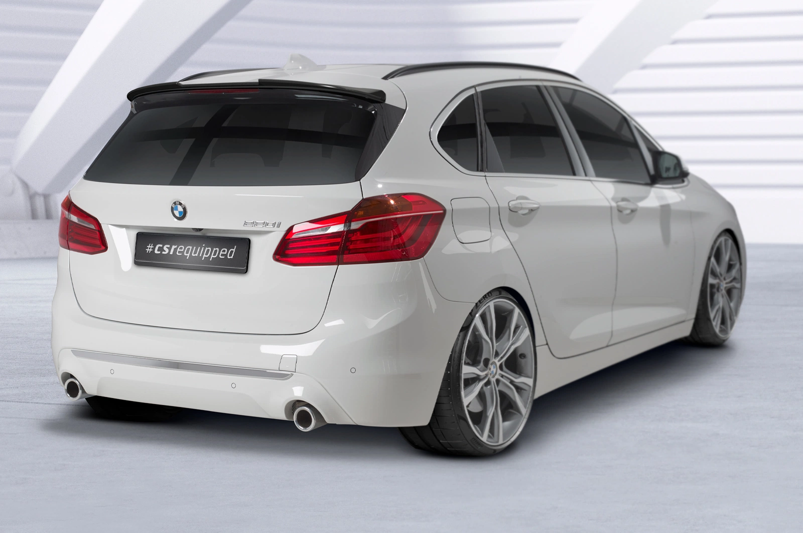 Glanzend zwarte Grills BMW 2-Serie F45 Active Tourer 2014-2016