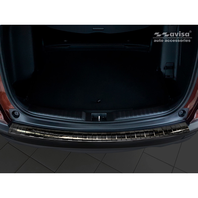 Zwart RVS Achterbumperprotector  Honda CR-V (CW) 2018-2023 'Ribs'