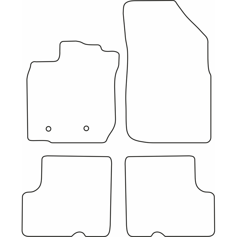 Automatten Velours  Dacia Duster 2014-2018