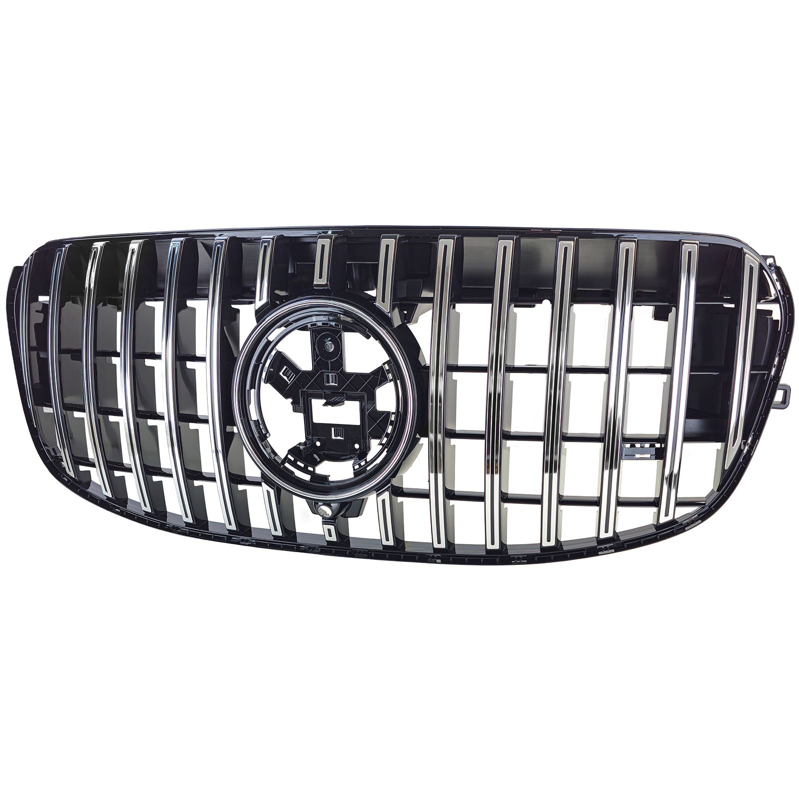 Grill Mercedes GLS X167 FL 23-.. Glans Zwart / Chroom