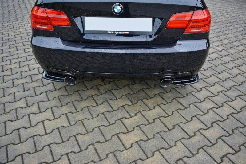 Achterzij Spoilers BMW 3 E92 M-PACK FACELIFT Glanzend Zwart