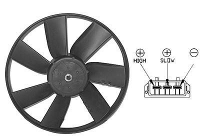 ventilator, 1.6i/1.8/2.0/2.0i VW Golf 3, 1991-1997