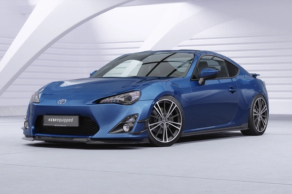 Voorspoiler Toyota GT86 (ZN6) Glans Zwart van CSR Automotive (2012-2016)