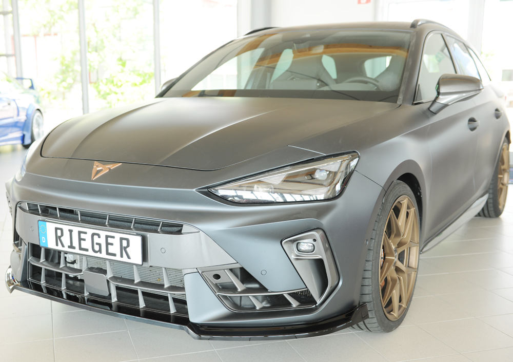 Voorspoiler voor Originele Cupra León KL (06.24-) glans zwart