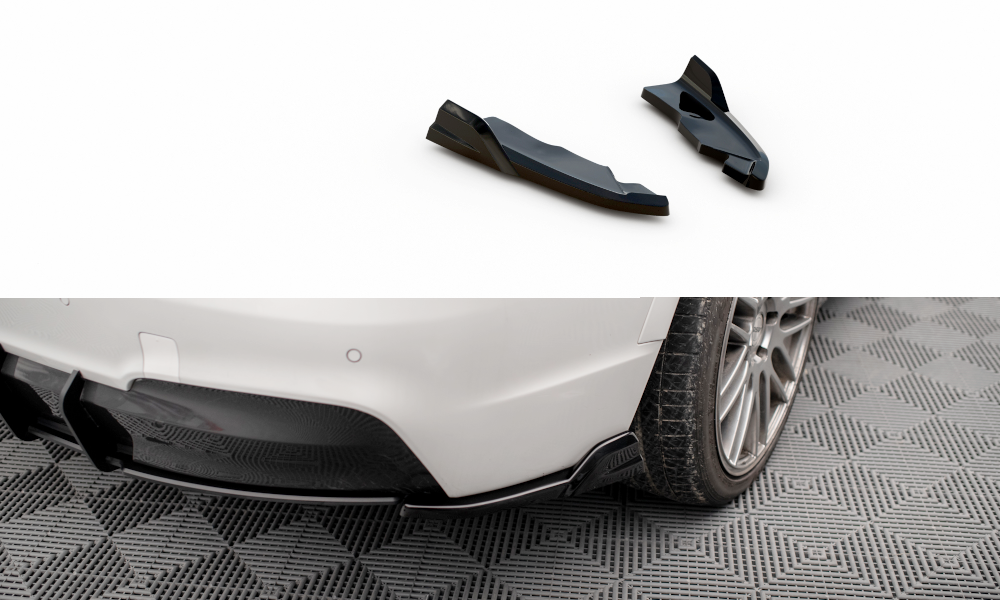 Zijdiffusers BMW X3 M-Pack F25 2010 - 2014 Maxton Glans Zwart