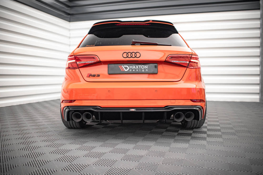 Diffuser V.2 Audi RS3 8V Sportback Fl Maxton Glans Zwart