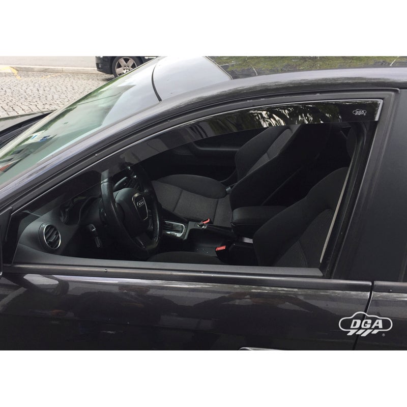 DGA Zijwindschermen  Audi A3 (8P) Sportback 2004-2012 (2-delig)