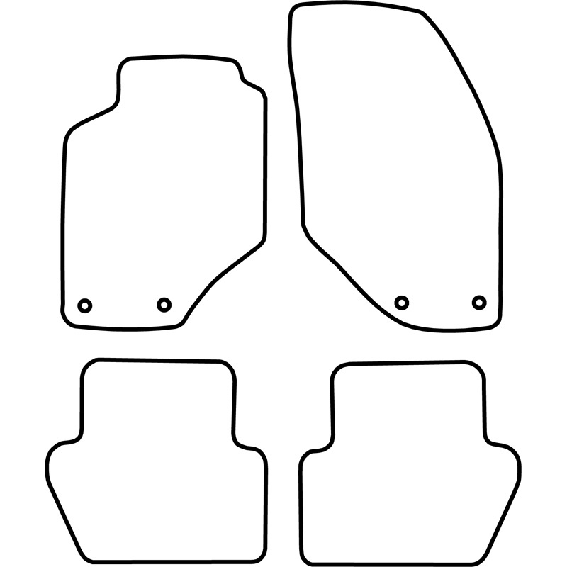 Automatten Velours  Volvo 850 1991-1997