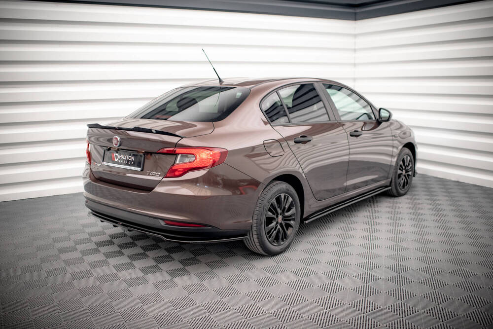 Spoiler Fiat Tipo S Sedan Maxton Glans Zwart