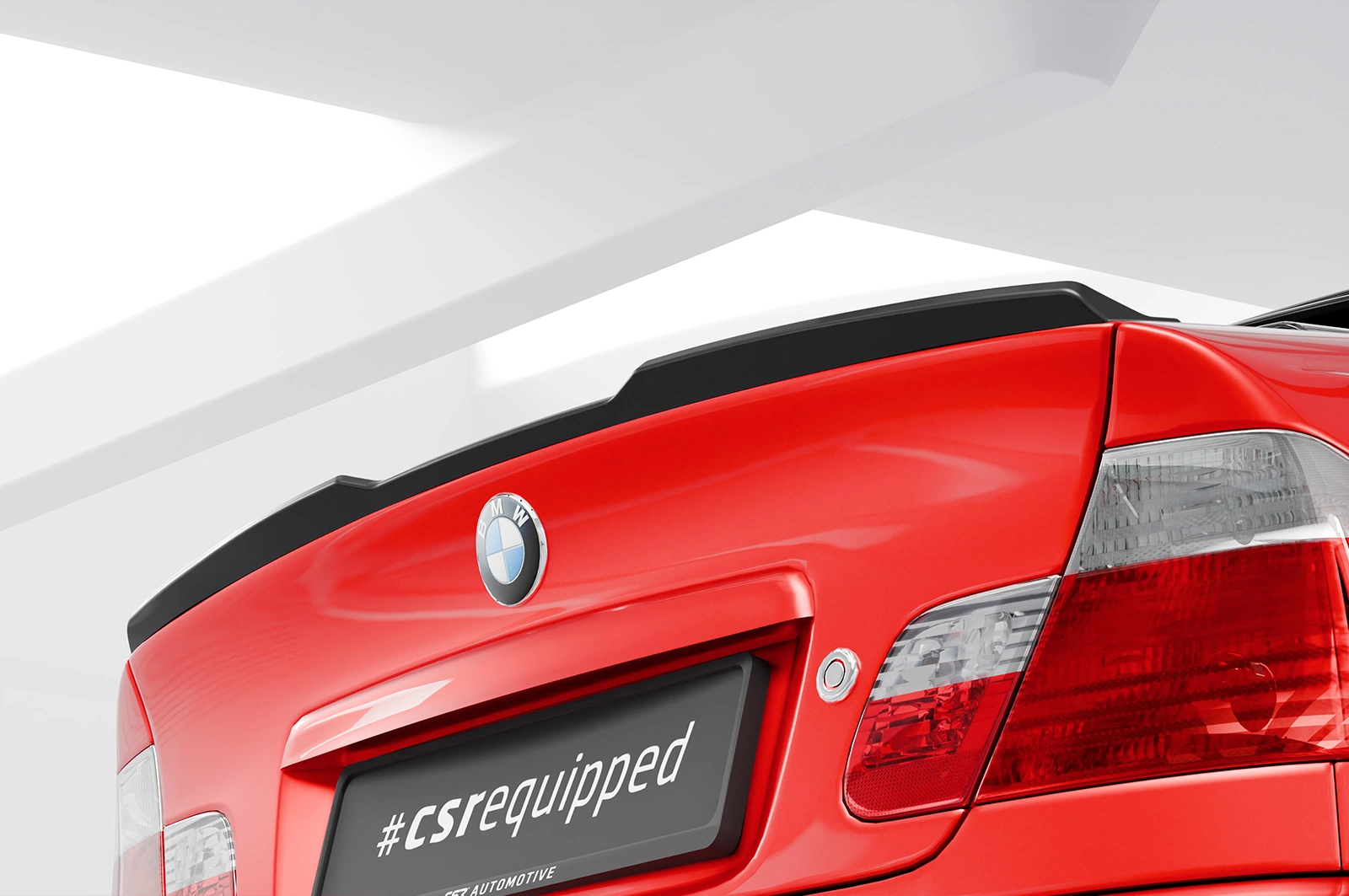 Achterspoiler BMW 3er E46 Coupe / Cabrio glans zwart