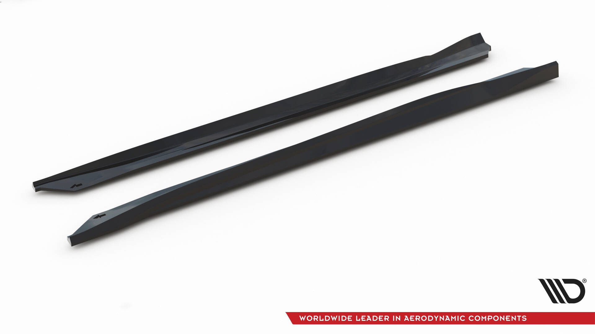 Zijskirts V.2 Chevrolet Camaro SS MK6 Facelift Maxton Glanzend zwart