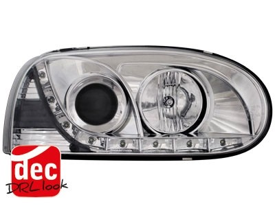 Faros VW Golf III Los ojos del Diablo Dayline cromo