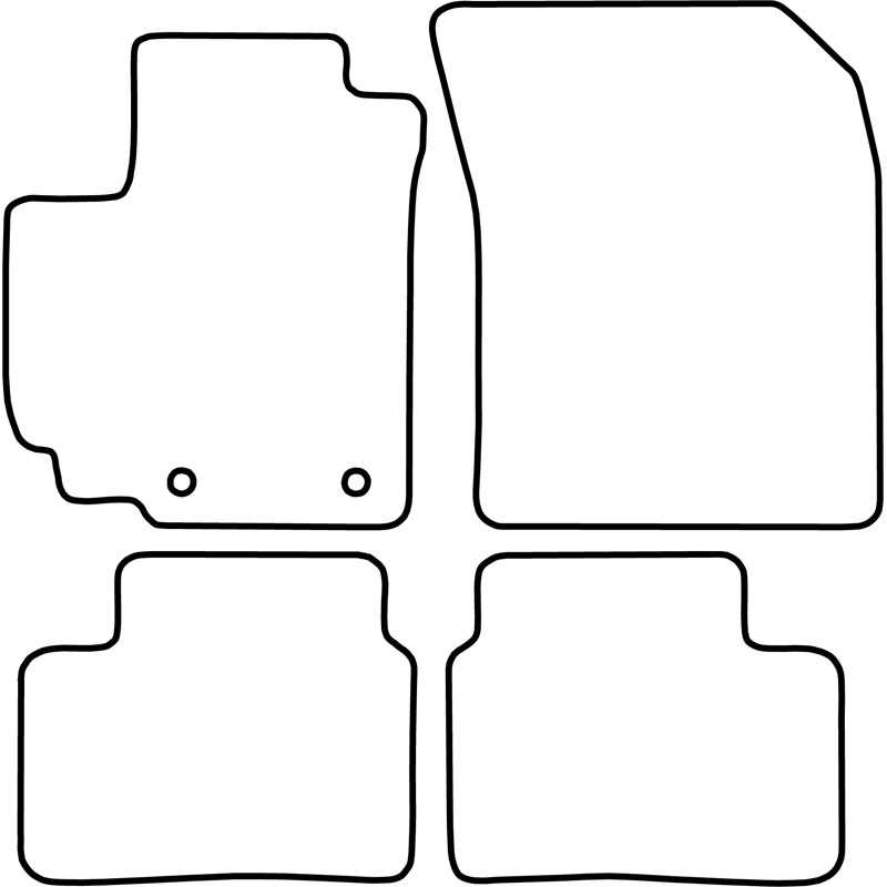 Automatten Velours  Suzuki Wagon R+ 2003-2008