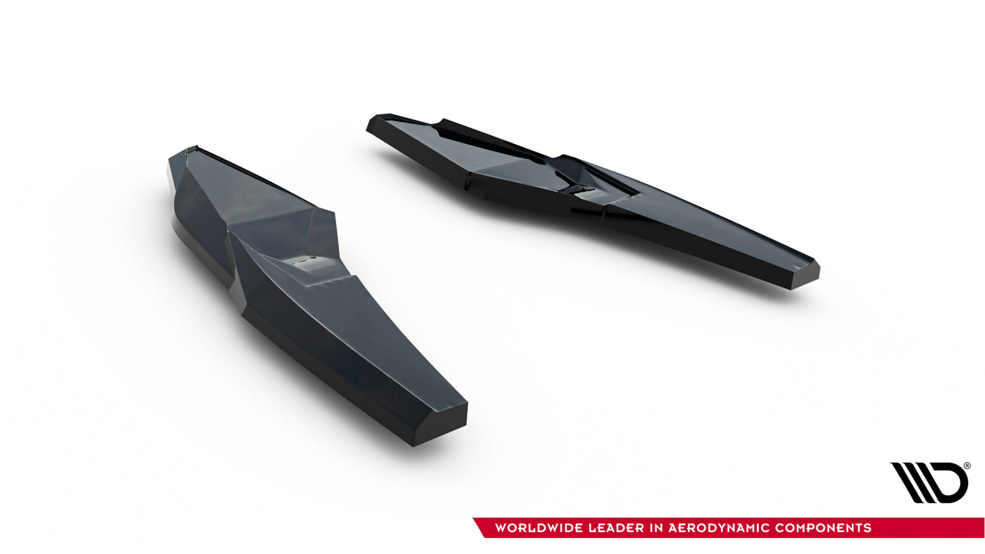Achterzij Spoilers Audi S3 Sedan 8Y Facelift Maxton Glanzend zwart