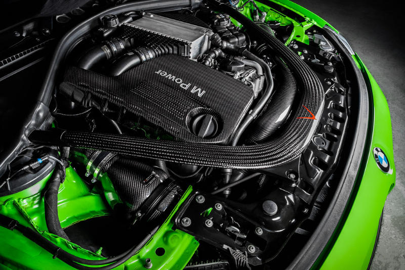 Eventuri BMW F8X M3/M4 V2 Full Black Carbon intake met SEALED Carbon ducts systeem