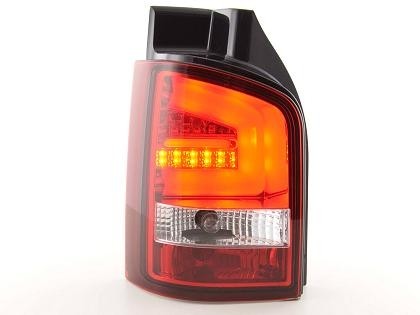 Taillights VW T5 Lightbar Led Bj. 03-10 red/clear
