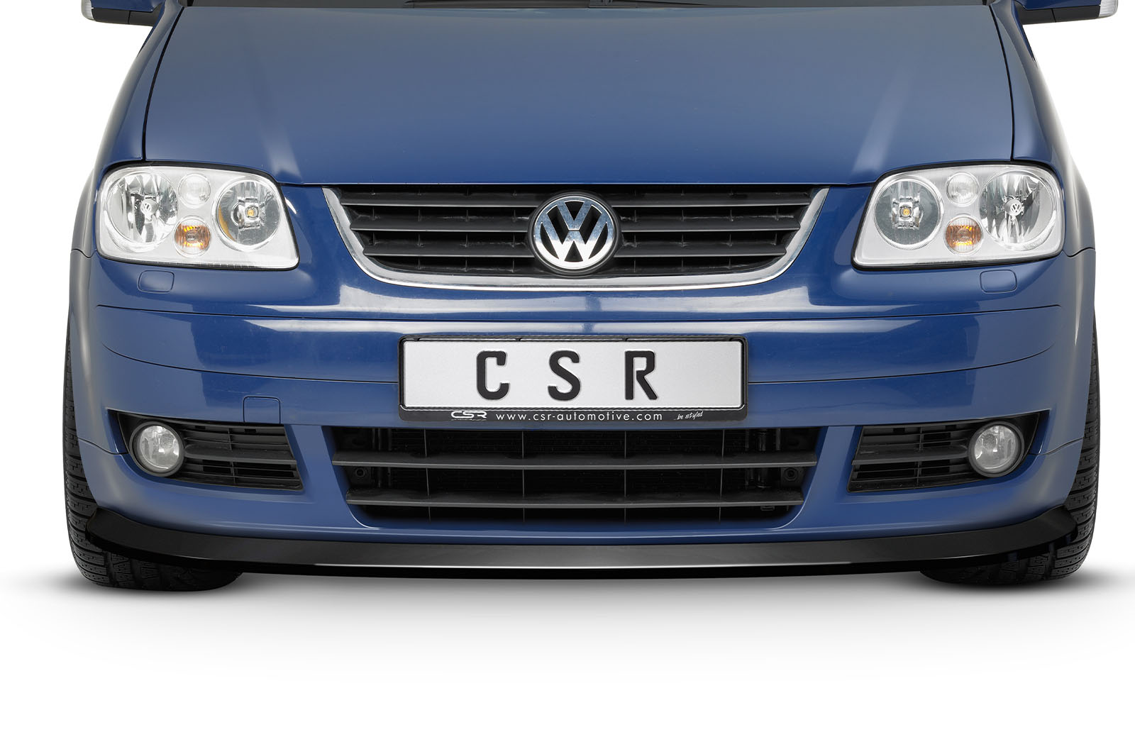 Voorspoiler VW Touran I (Typ 1T) Glans Zwart – 2003–2006