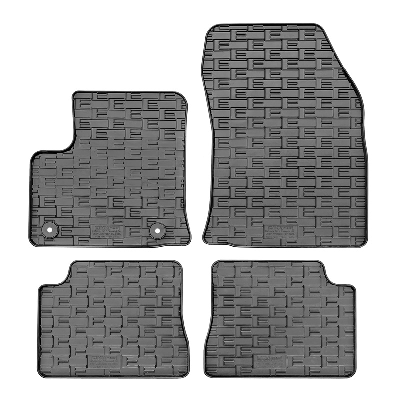 Rubber matten  Jeep Avenger (electric) 2023- & Fiat 600e 2023- (4-delig + montagesysteem)
