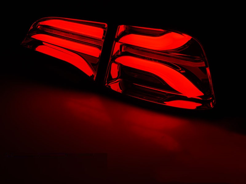 Achterlichten Tesla Model 3 LED Tube smoke/rood