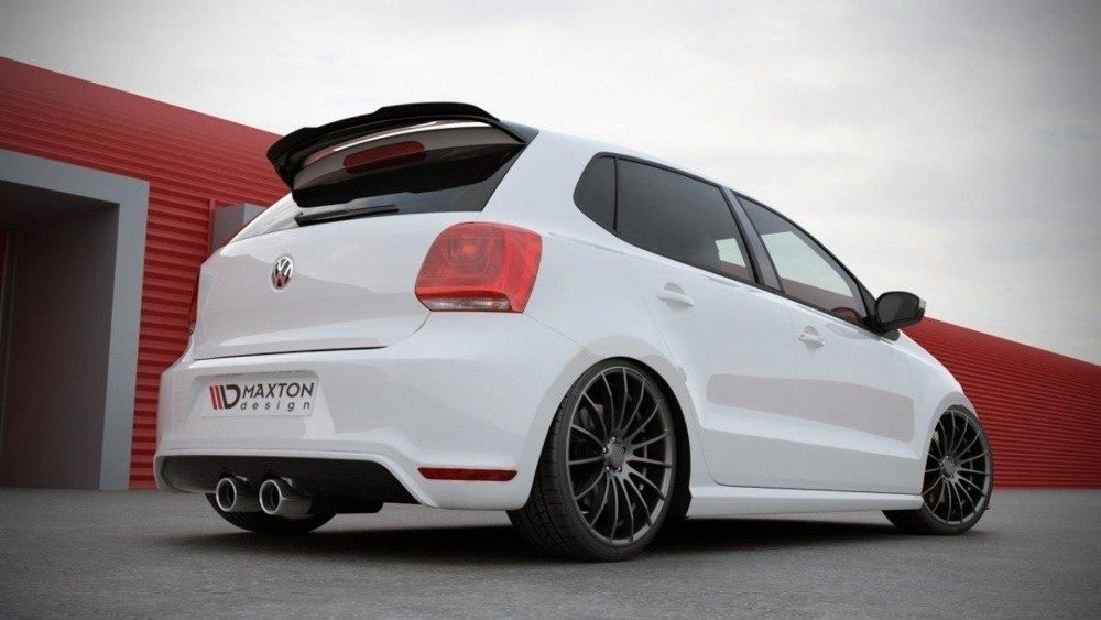 Spoiler VW Polo (R WRC LOOK) Maxton Glans Zwart