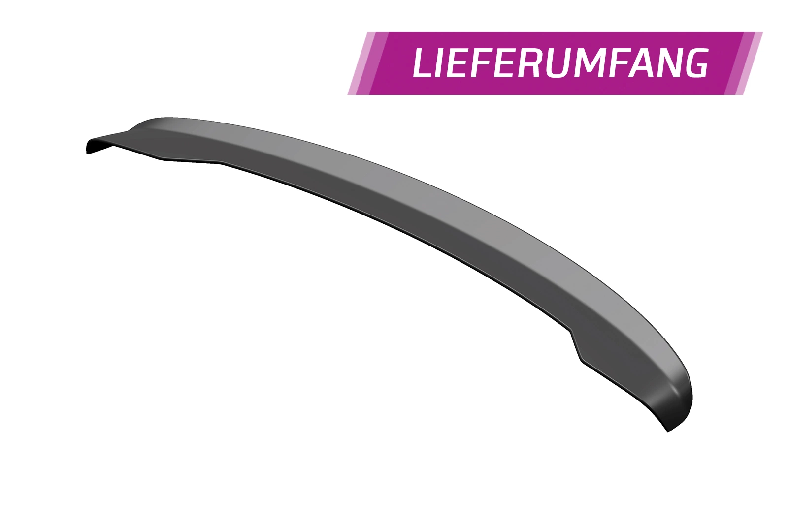 Achterspoiler VW T6 / T6.1 Bus (2015–2019 / 2019–) Glans Zwart – CSR Automotive