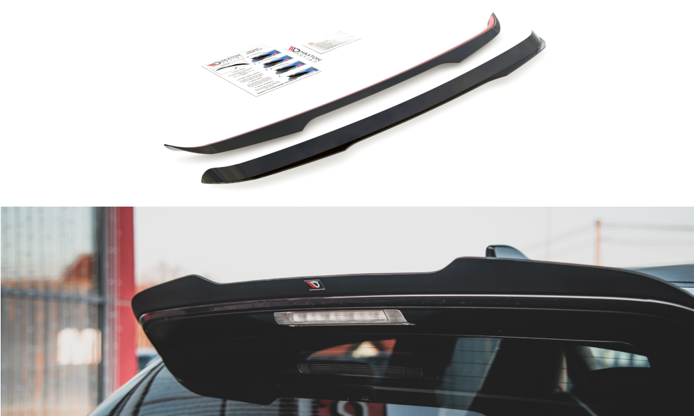 Spoiler Toyota GR Yaris MK4 Maxton Glans Zwart