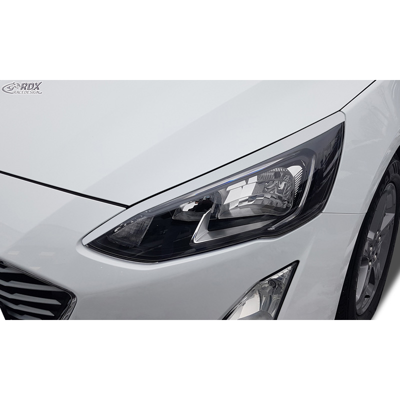 Koplampspoilers  Ford Focus IV Hatchback/Wagon/Sedan 2018-2022 (ABS)