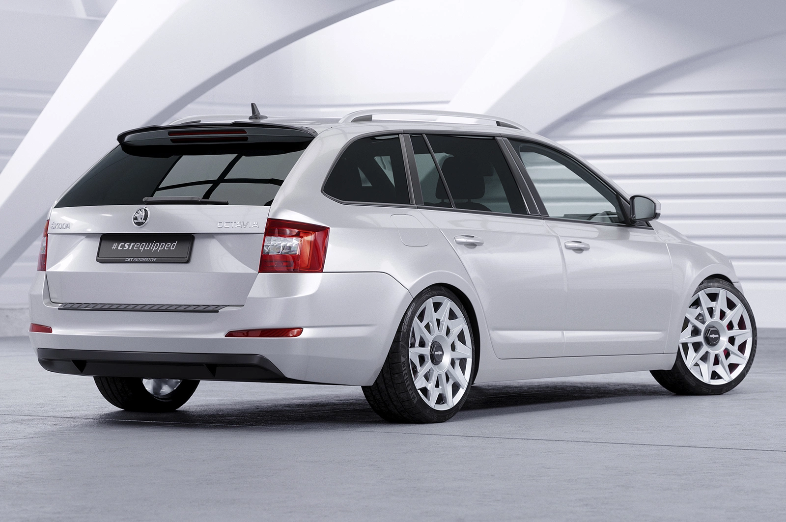 Achterspoiler Skoda Octavia III (Typ 5E) Combi 2012–2020 – CSR Automotive – Glans Zwart