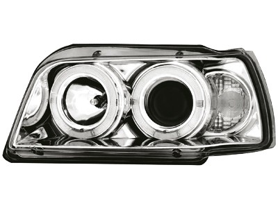 Faros Renault Clio A 90-98 Angel Eyes cromo