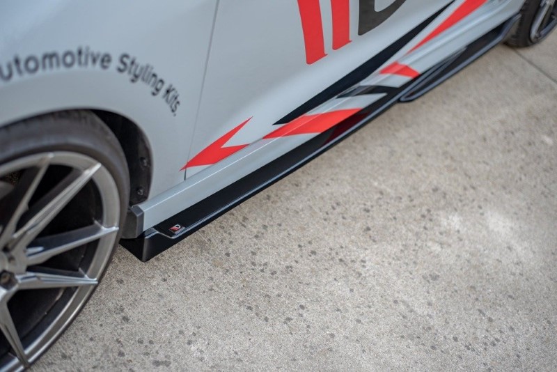 Zijskirts Diffusers Ford Fiesta Mk8 ST / ST-Line V.4 Glanzend Zwart