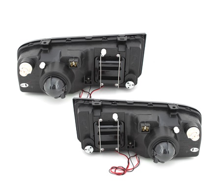 Faros VW Corrado Angel Eyes negro