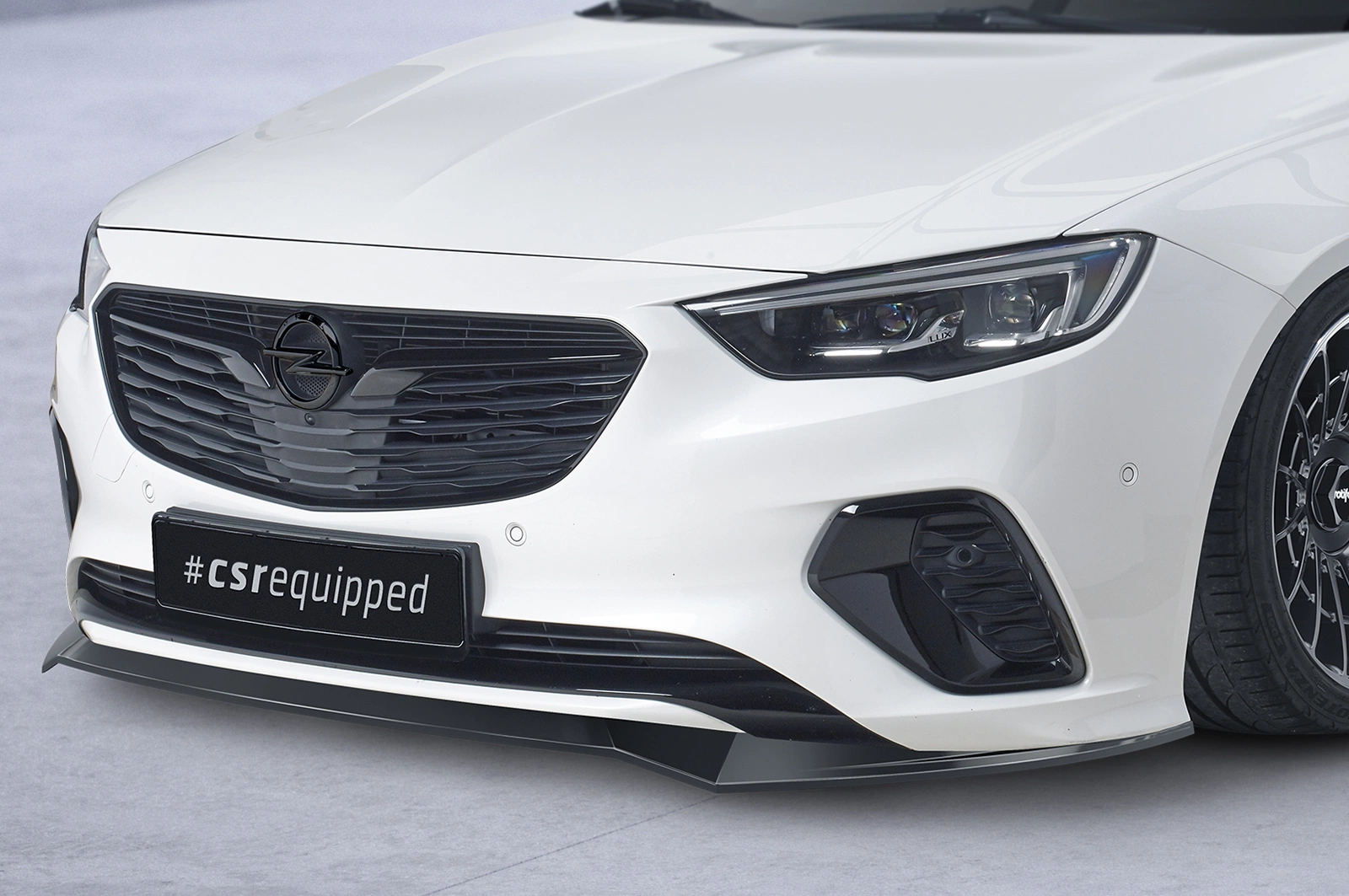 Voorspoiler Opel Insignia B GSI Glans Zwart van CSR Automotive (09/2017-02/2020 Vor Facelift)