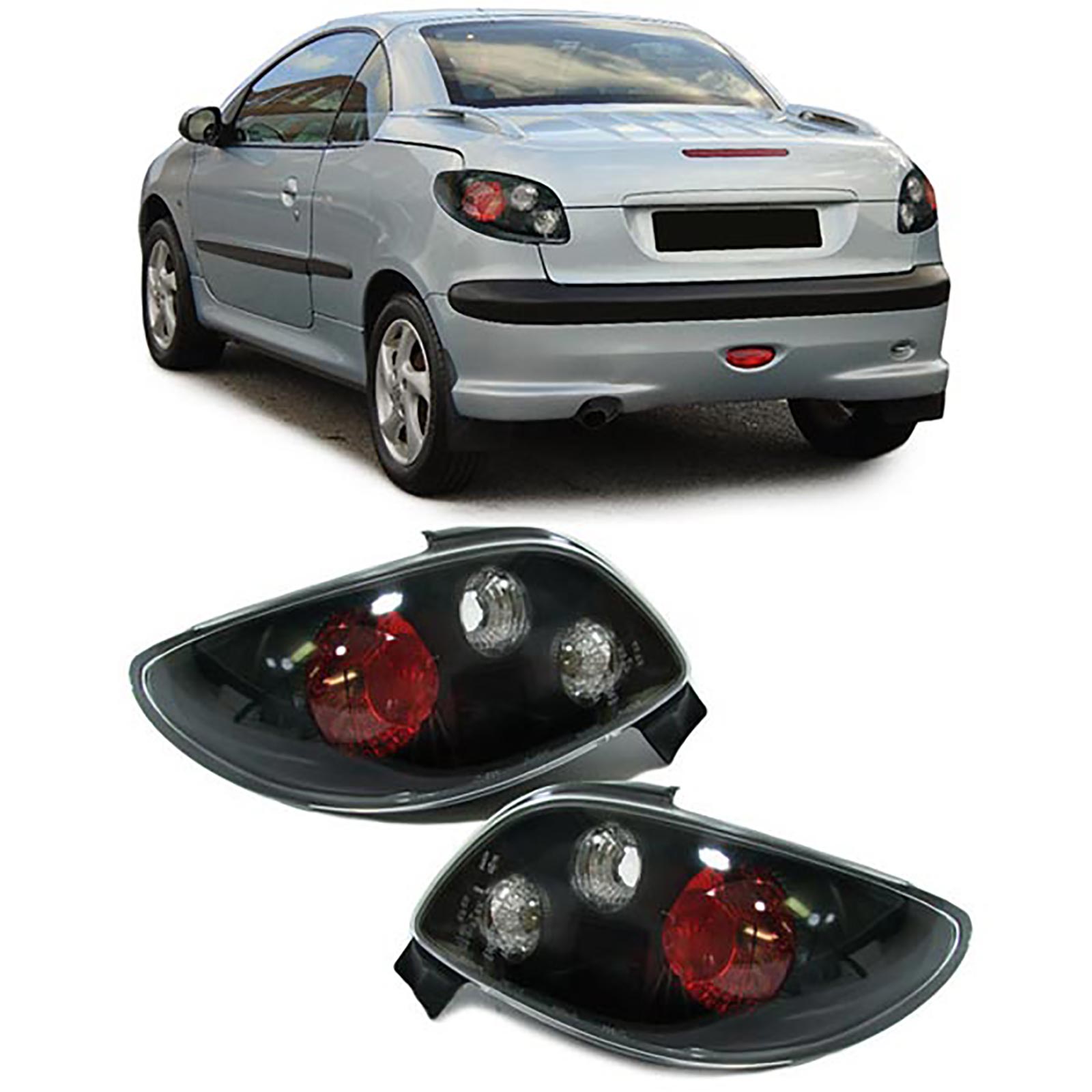 Luces traseras Peugeot 206 cc Lexus look