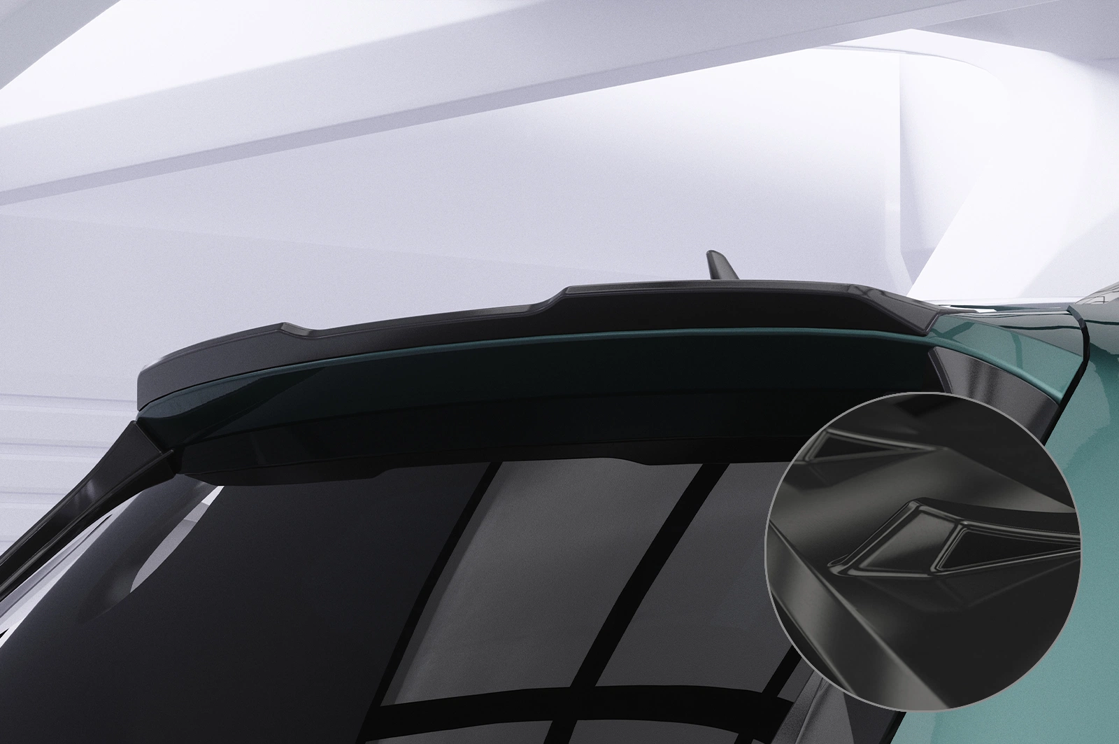 Achterspoiler Seat Tarraco glans zwart