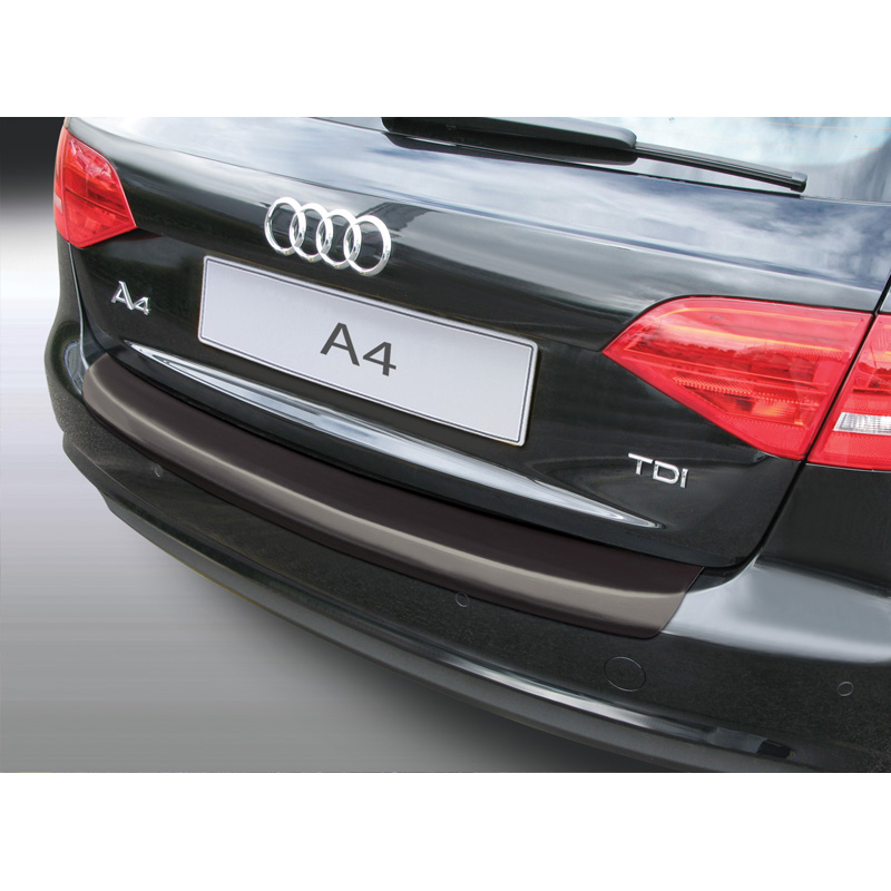 ABS Achterbumper beschermlijst  Audi A4 Avant 2012-2015 (excl. S4) Zwart