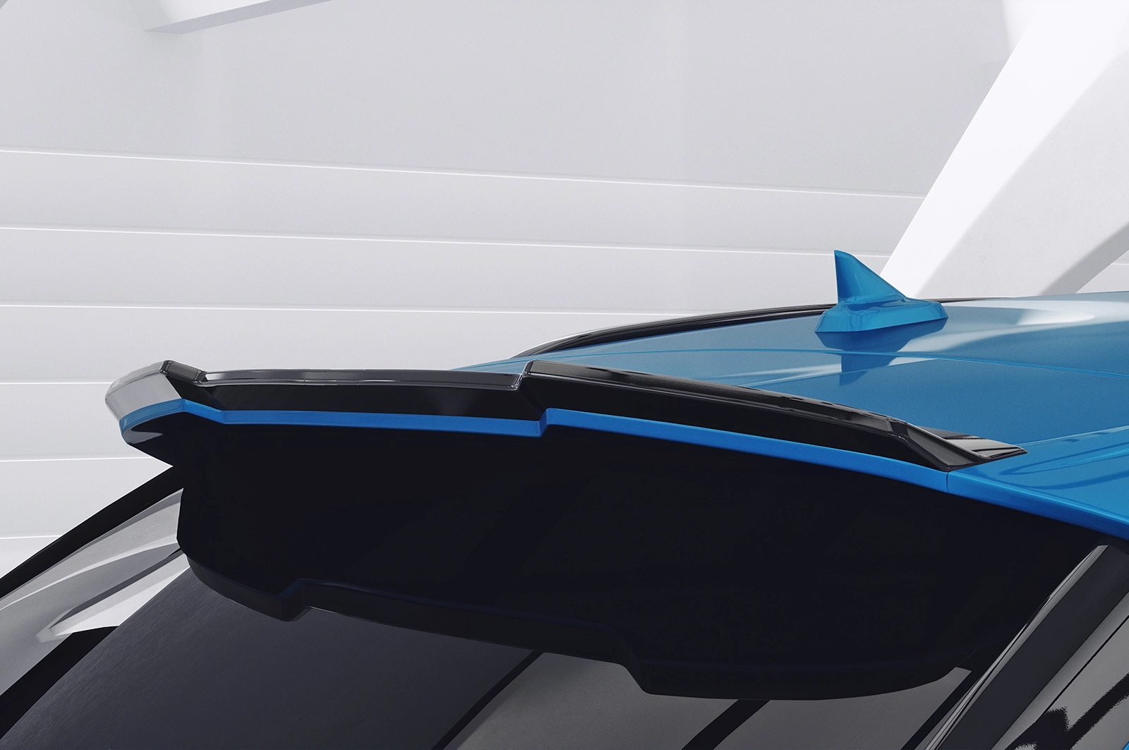 Achterspoiler Audi RSQ3 (8U) glans zwart